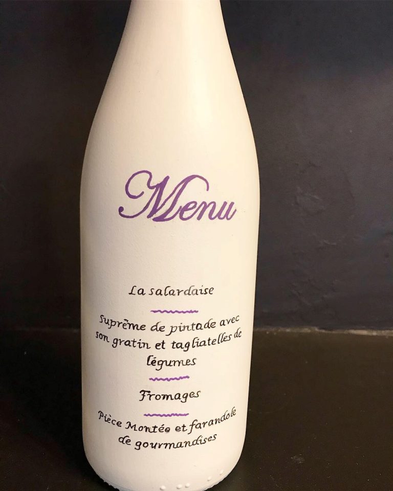 bouteille vase menu 9