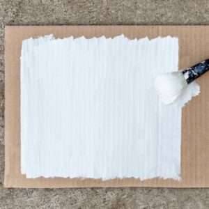 peinture carton lettres love