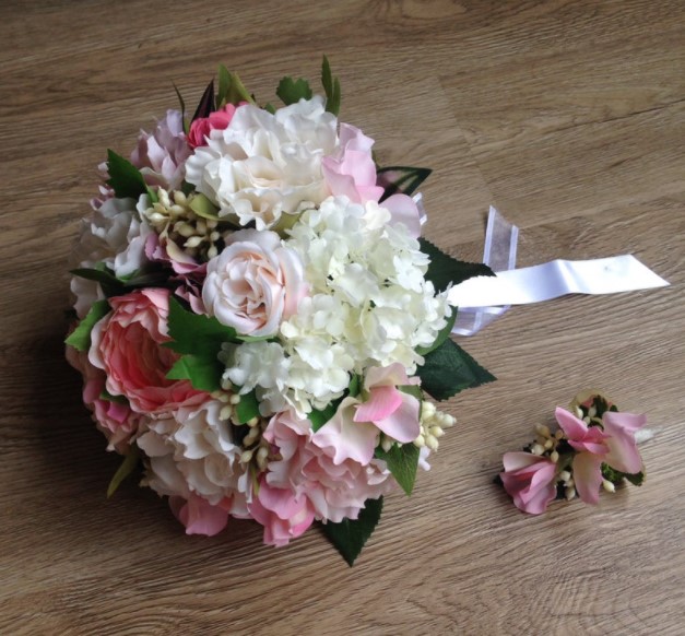 bouquet fleurs artificielles atelier mandragore